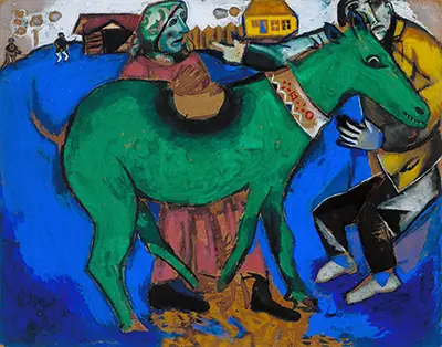 The Green Donkey Marc Chagall